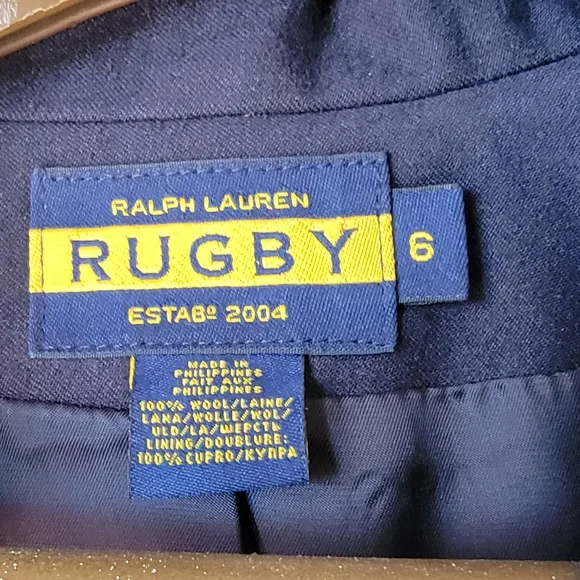 Navy Rugby Ralph Lauren blazer - Picture 4 of 14